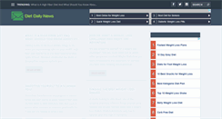 Desktop Screenshot of dietdailynews.com